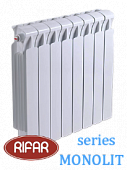 Радиатор биметаллический RIFAR МONOLIT (боковое подключение) 500/14 секций с доставкой в Пензу