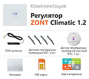 ZONT Climatic 1.2 Погодозависимый автоматический GSM / Wi-Fi регулятор (1 ГВС + 2 прямых/смесительных) с доставкой в Пензу